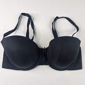 Victoria's Secret black lined strapless bra size 34D